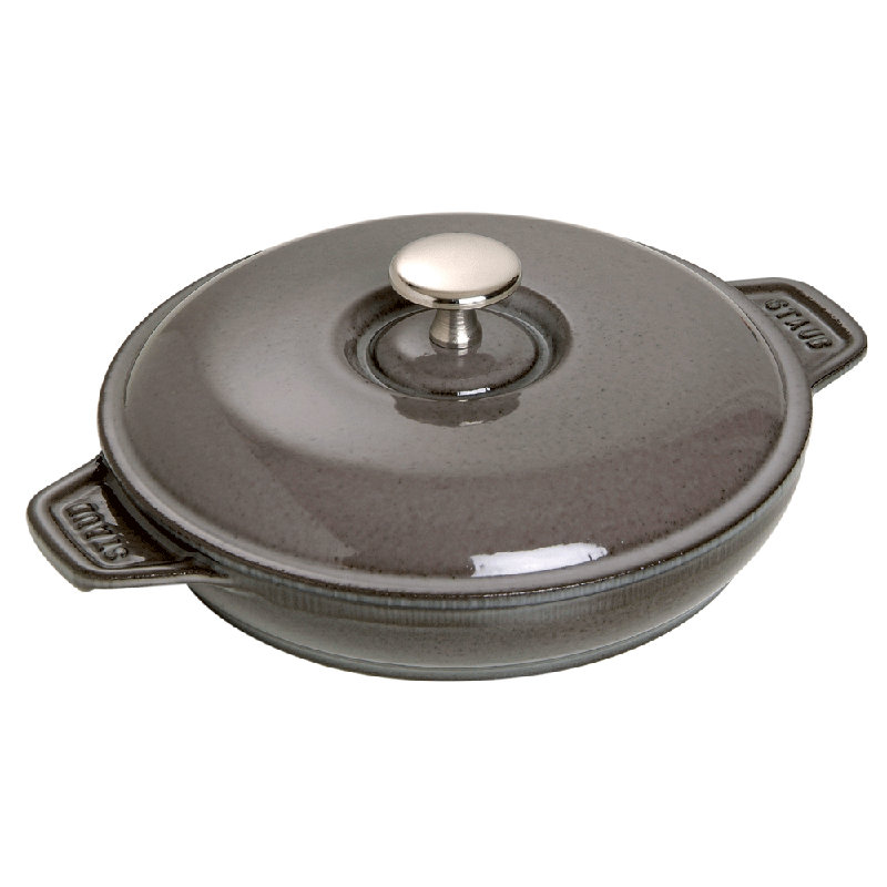 Staub Cast Iron 0.75 Qt. NonStick Cast Iron Round Braiser with Lid